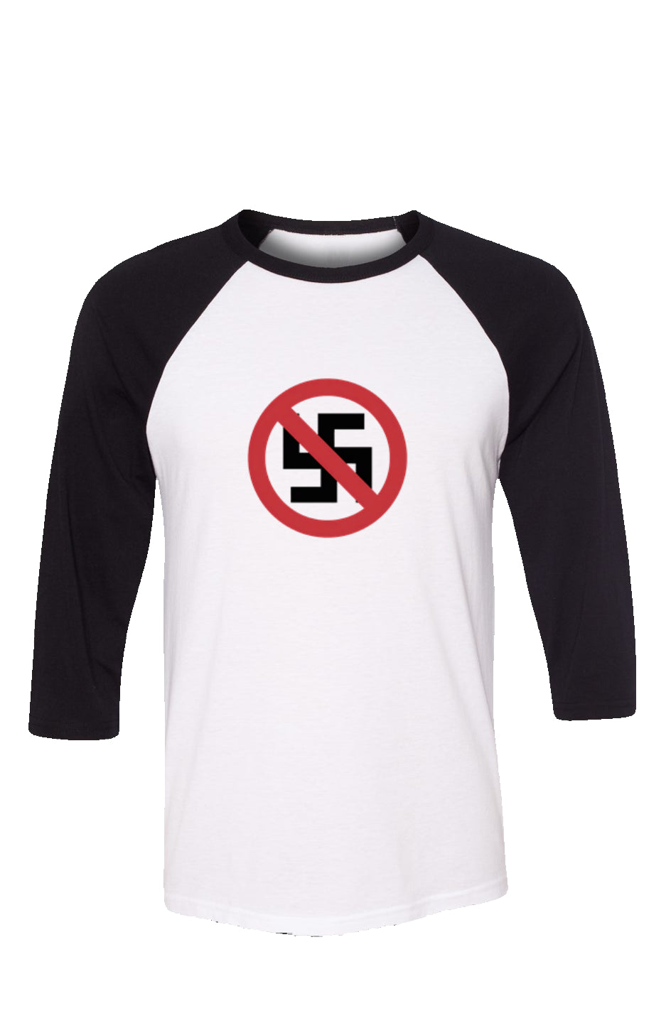 "NO NAZIS" Baseball Tee